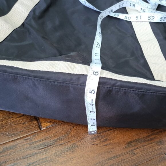 H&M Duffle Bag Overnight Weekender Neutral Preppy Athletic Geometric Normcore - Picture 11 of 16